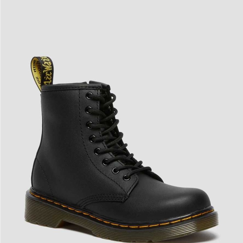 Unisex Dr. Martens 1460 Serena Black Combat Boots – Size 5 ladies/ 4 boys